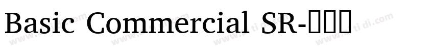 Basic Commercial SR字体转换